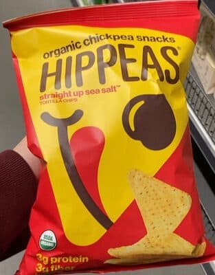Straight Up Sea Salt Organic Chickpea Tortilla Chips