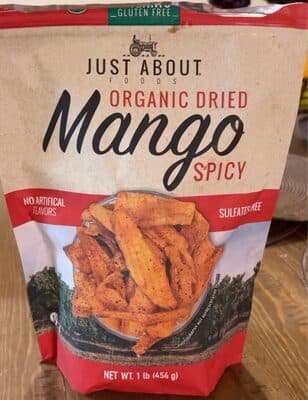 Organic Dried Mango Spicy