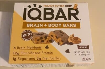 Peanut Butter Chip Brain + Body Bars