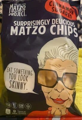 Cinnamon Sugared Matzo Chips