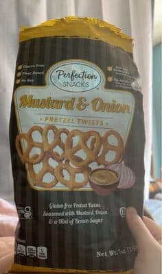 Mustard & Onion Gluten-Free Pretzel Twists