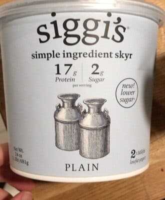 Plain Strained Lowfat Yogurt