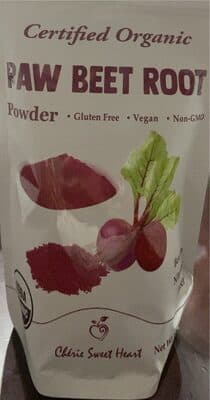 Raw beet root powder