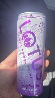 Lotus Plant Power Drink Purple Lotus Bold & Bubbly