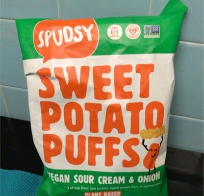 Vegan Sour Cream & Onion Plant Based Sweet Potato Puffs