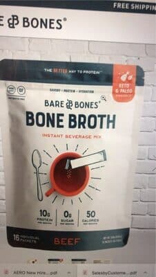Beef Bone Broth Instant Beverage Mix