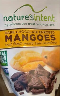 Dark Chocolate Enrobed Mangoes