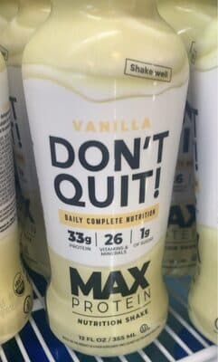 Dont quit