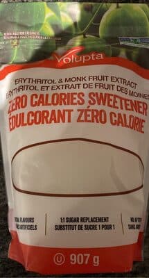 Zero calories sweetener erythritol & monk fruit extract