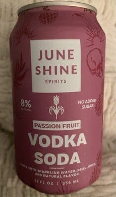 Passion Fruit Vodka Soda