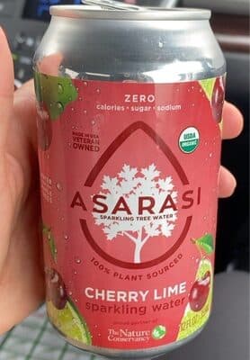 Cherry Lime Sparkling Water