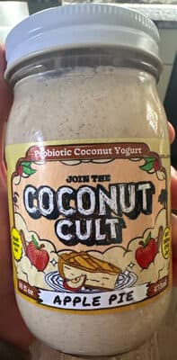 Probiotic Coconut Yogurt Apple Pie