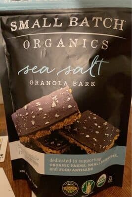 Sea salt granola bark