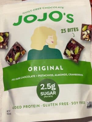 Original 70% Dark Chocolate + Pistachios, Almonds, Cranberries