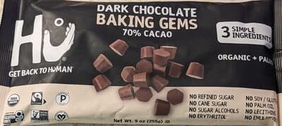 Hu Baking Dark Chocolate