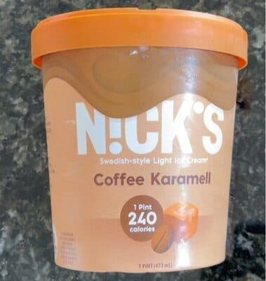 Coffee Karamell Swedish-Style Light Ice Cream