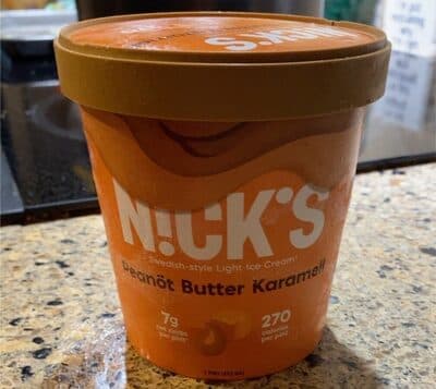 Swedish-Style Peanut Butter Karamell Light Ice Cream