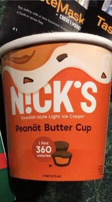 Peanut Butter Cup Swedish-Style Light Ice Cream