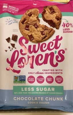 Chocolate chunk less sugar