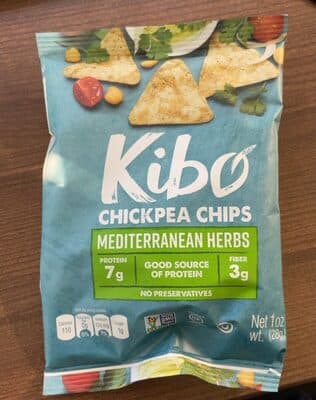 Mediterranean Herbs Chickpea Chips