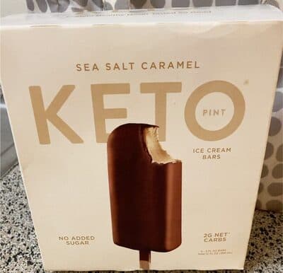 Sea Salt Caramel Ice Cream Bars