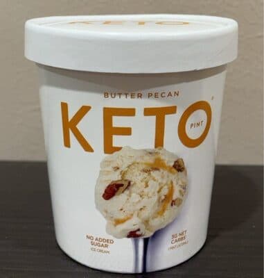 Keto Pint Butter Pecan Ice Cream