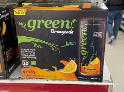 Orangeade Flavored Sparkling Beverage