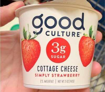Simply Strawberry Cottage Cheese