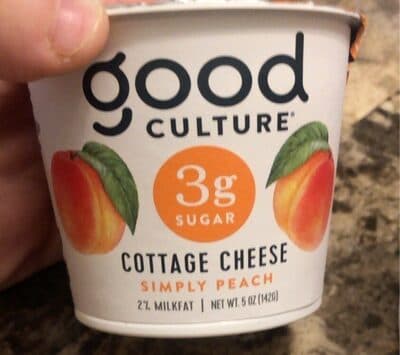 Simply Peach Cottage Cheese