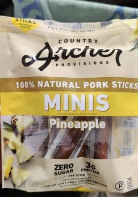 Pineapple 100% Natural Pork Sticks Minis