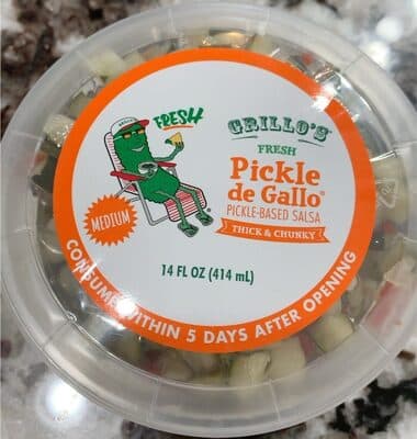 Grillo's Fresh Thick & Chunky Medium Pickle De Gallo