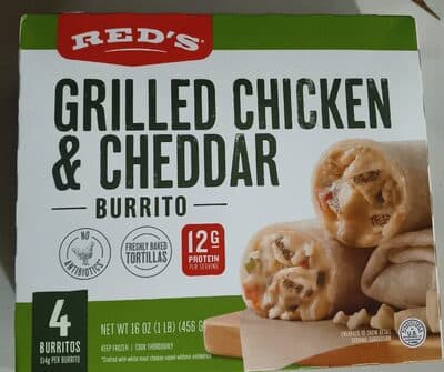 Grilled Chicken & Cheddar Burrito