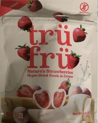 Nature's Strawberries Hyper-Dried Fresh in Creme