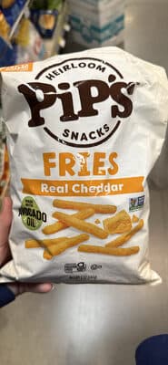 Pipcorn Fries Real Cheddar