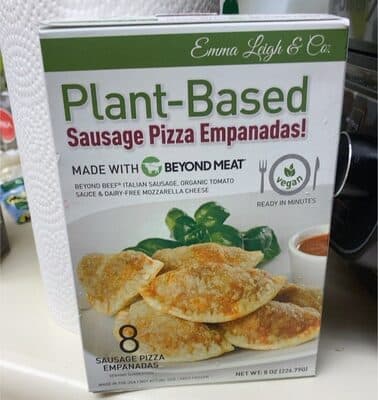 Plant-Based Sausage Pizza Empanadas