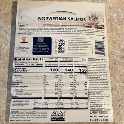 Norwegian salmon smoke roasted