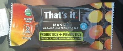 Organic Mini Probiotic Bars