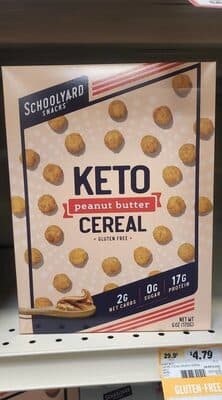 Keto peanut butter cereal