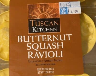 Butternut Squash Ravioli