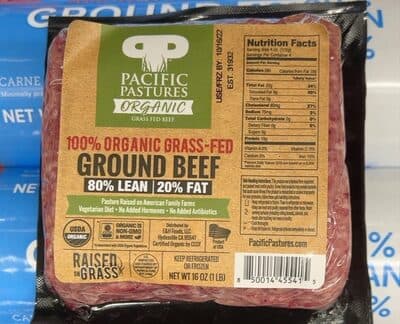 Organic Grass Fed Ground Beef