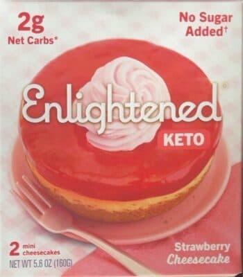 Strawberry Keto Mini Cheesecakes