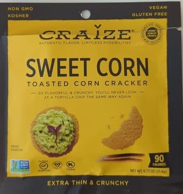 Sweet Corn Toasted Corn Cracker