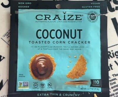 Toasted corn cracker