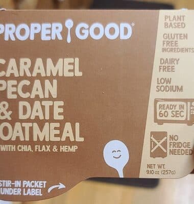 Caramel Pecan Date Oatmeal