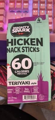 Chicken Snack Sticks Teriyaki Style
