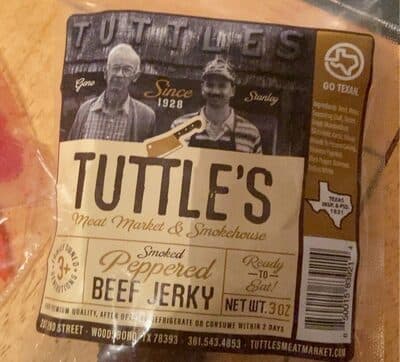 Smoked Peppered Beef Jerky