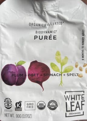 Plum + Beet + Spinach + Spelt