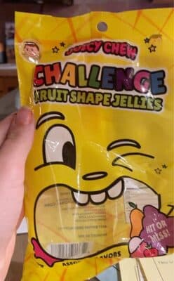 Juicey chew fruit shape jellies