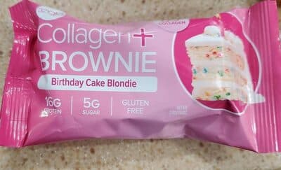 Birthday cake blondie