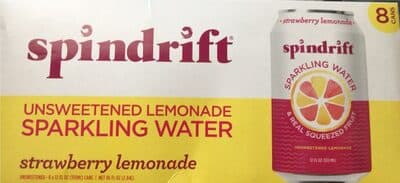 Strawberry Lemonade Unsweetened Sparkling Water
